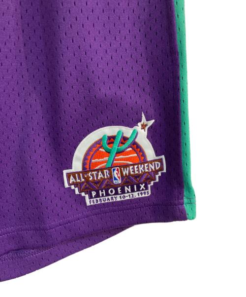 MITCHELL & NESS（ミッチェルアンドネス）MITCHELL & NESS (ミッチェルアンドネス) ハーフパンツ パープル サイズ:Mの古着・服飾アイテム