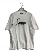 WIND AND SEA×GOD SELECTION XXXウィンダンシー×ゴッドセレクショントリプルエックス）の古着「半袖カットソー」｜ホワイト