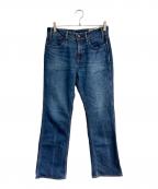 YANUKヤヌーク）の古着「ブーツカットフレアデニムパンツ」｜インディゴ