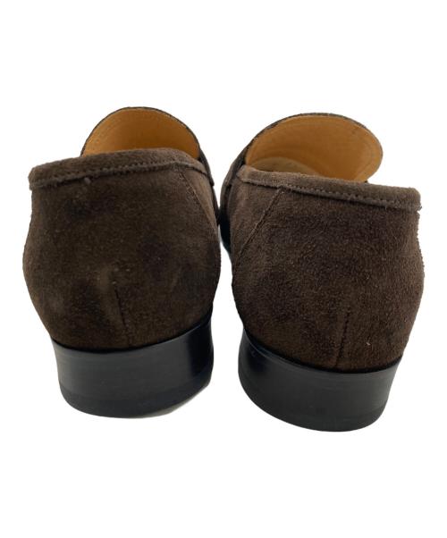 Cento Felina（チェントフェリーナ）Cento Felina (チェントフェリーナ) スウェードコインローファー ブラウン サイズ:6 1/2の古着・服飾アイテム