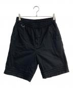 UNDERCOVERアンダーカバー）の古着「COギャバカサネハギショートパンツ」｜ブラック