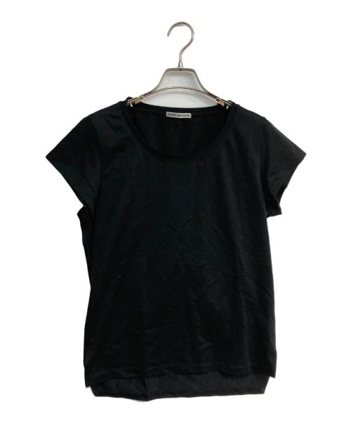 ISSEY MIYAKE（イッセイミヤケ）ISSEY MIYAKE (イッセイミヤケ) 半袖カットソー ブラック サイズ:2の古着・服飾アイテム