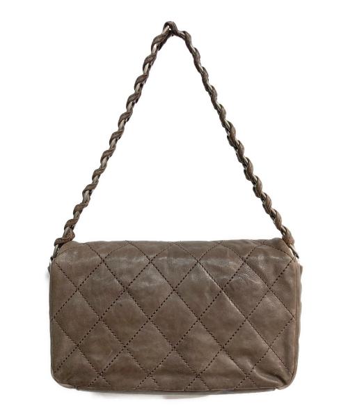 CHANEL（シャネル）CHANEL (シャネル) マトラッセチェーンバッグ ブラウンの古着・服飾アイテム