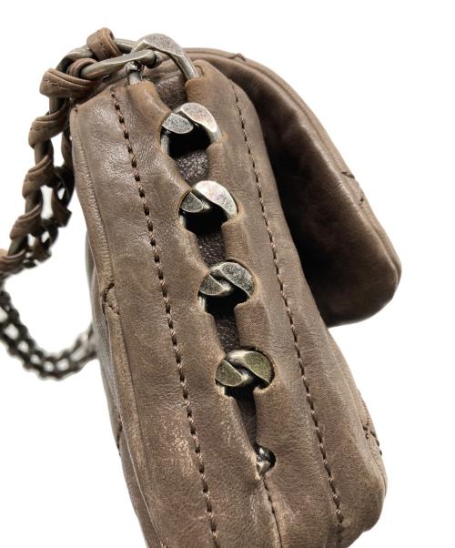 CHANEL（シャネル）CHANEL (シャネル) マトラッセチェーンバッグ ブラウンの古着・服飾アイテム