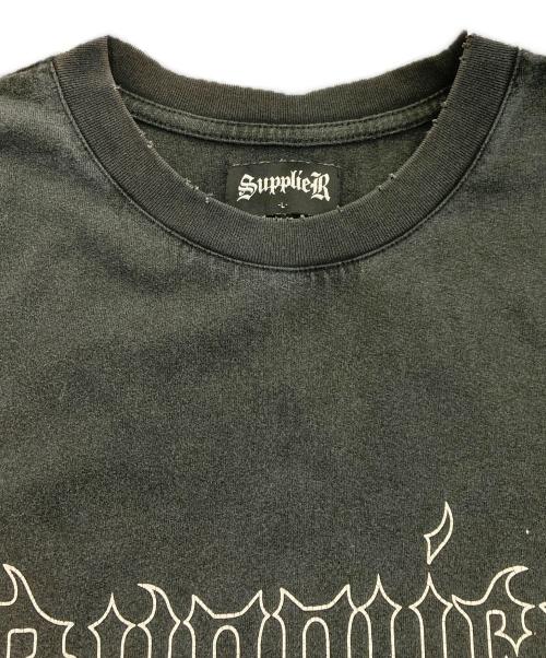 SUPPLIER（サプライヤー）SUPPLIER (サプライヤー) Vintage Wash Fire Bones Tee グレー サイズ:Lの古着・服飾アイテム