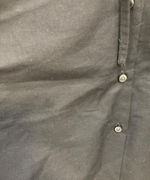 mizuiro-ind（ミズイロインド）mizuiro-ind (ミズイロインド) コットンバンドカラーシャツ ブラック サイズ:Freeの古着・服飾アイテム