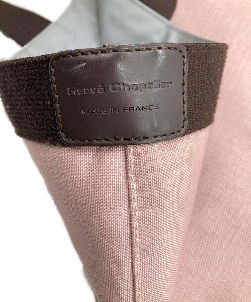 Herve Chapelier（エルベシャプリエ）Herve Chapelier (エルベシャプリエ) ナイロン舟型トートバッグ ピンクの古着・服飾アイテム