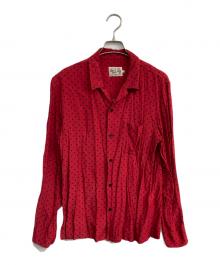 Hysteric Glamour（ヒステリックグラマー）の古着「レーヨンシャツ　02191AH02」｜レッド