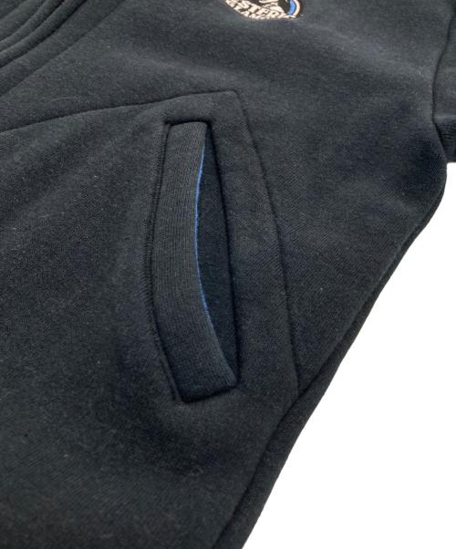 Hysteric Glamour（ヒステリックグラマー）Hysteric Glamour (ヒステリックグラマー) ヒスガールジップアップスウェット　0224CJ01 ブラック×ブルー サイズ:Sの古着・服飾アイテム