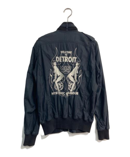 Hysteric Glamour（ヒステリックグラマー）Hysteric Glamour (ヒステリックグラマー) ヒスガール ジップアップジャケット ブラック サイズ:Mの古着・服飾アイテム