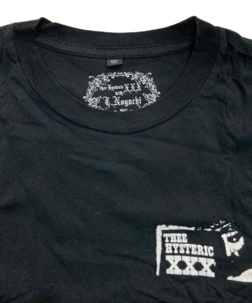 Thee Hysteric XXX（ジィ ヒステリックトリプルエックス）Thee Hysteric XXX (ジィ ヒステリックトリプルエックス) 野口強 (ノグチツヨシ) プリントTシャツ　　5ct-0761 ブラック サイズ:Sの古着・服飾アイテム
