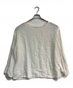 JOURNAL STANDARD relumeジャーナルスタンダード レリューム）の古着「ラミーコットンメッシュビッグプルオーバー　25SS」｜ホワイト