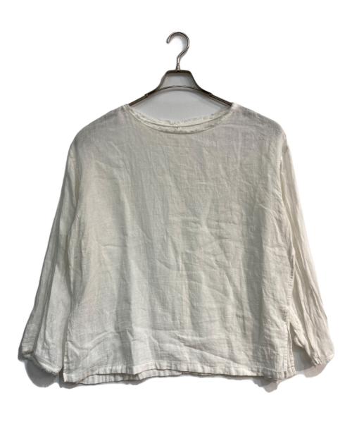 JOURNAL STANDARD relume（ジャーナルスタンダード レリューム）JOURNAL STANDARD relume (ジャーナルスタンダード レリューム) ラミーコットンメッシュビッグプルオーバー　25SS ホワイト サイズ:Freeの古着・服飾アイテム