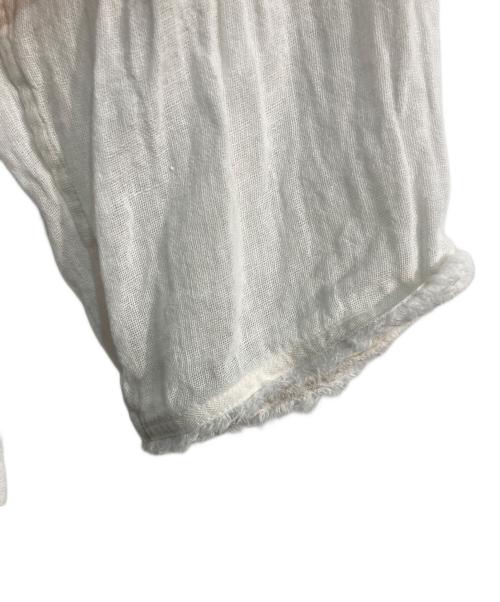 JOURNAL STANDARD relume（ジャーナルスタンダード レリューム）JOURNAL STANDARD relume (ジャーナルスタンダード レリューム) ラミーコットンメッシュビッグプルオーバー　25SS ホワイト サイズ:Freeの古着・服飾アイテム