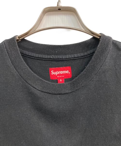 SUPREME（シュプリーム）SUPREME (シュプリーム) Mesh Stripe Pocket Tee(メッシュストライプポケットティー) ブラック サイズ:Sの古着・服飾アイテム