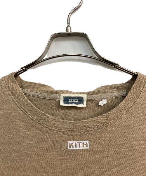 KITH（キス）KITH (キス) ロゴ半袖Tシャツ ベージュ サイズ:Ｍの古着・服飾アイテム
