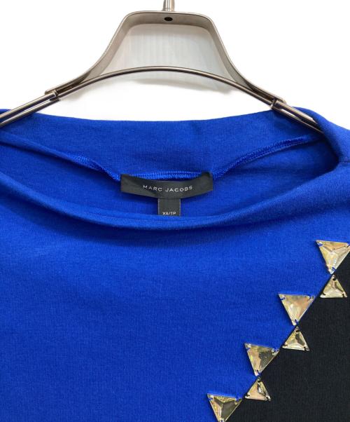 MARC JACOBS（マークジェイコブズ）MARC JACOBS (マークジェイコブス) COLOR BLOCK DRESS(カラーブロックドレス) ブラック×ブルー サイズ:XS 未使用品の古着・服飾アイテム