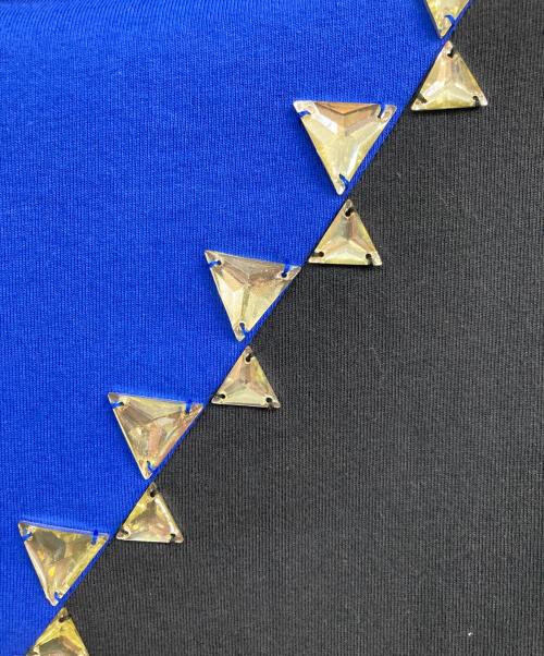 MARC JACOBS（マークジェイコブズ）MARC JACOBS (マークジェイコブス) COLOR BLOCK DRESS(カラーブロックドレス) ブラック×ブルー サイズ:XS 未使用品の古着・服飾アイテム