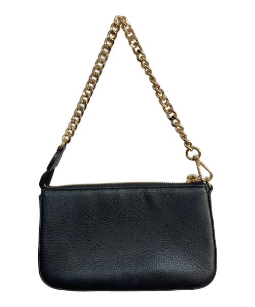 MICHAEL KORS（マイケル・コース）MICHAEL KORS (マイケルコース) ミニレザーハンドバッグ ブラックの古着・服飾アイテム