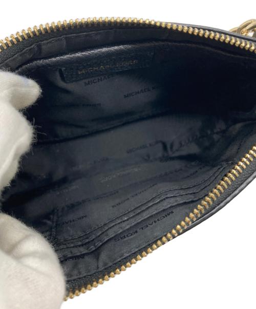 MICHAEL KORS（マイケル・コース）MICHAEL KORS (マイケルコース) ミニレザーハンドバッグ ブラックの古着・服飾アイテム