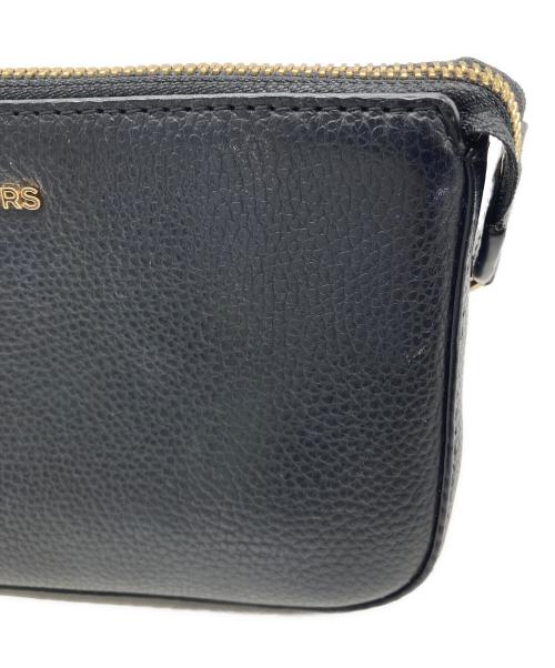 MICHAEL KORS（マイケル・コース）MICHAEL KORS (マイケルコース) ミニレザーハンドバッグ ブラックの古着・服飾アイテム