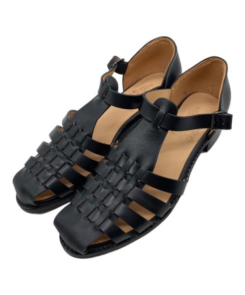 ARTESANOS（アルテサノス）ARTESANOS (アルテサノス) グルカサンダル ブラック サイズ:37の古着・服飾アイテム