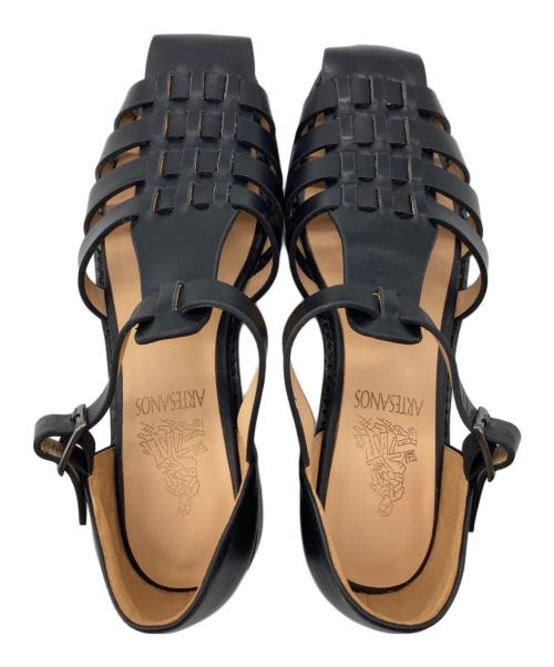 ARTESANOS（アルテサノス）ARTESANOS (アルテサノス) グルカサンダル ブラック サイズ:37の古着・服飾アイテム