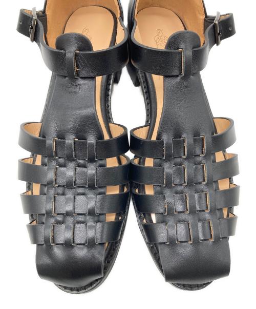 ARTESANOS（アルテサノス）ARTESANOS (アルテサノス) グルカサンダル ブラック サイズ:37の古着・服飾アイテム