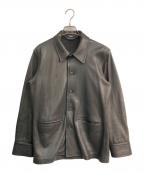 HAROLD'S GEARハロルズギア）の古着「レザージャケット」｜ブラック