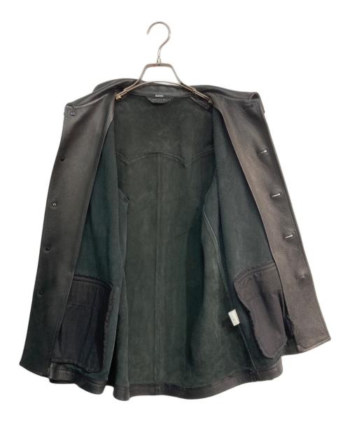 HAROLD'S GEAR（ハロルズギア）HAROLD'S GEAR (ハロルズギア) レザージャケット ブラック サイズ:Mの古着・服飾アイテム