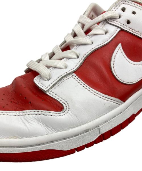 NIKE（ナイキ）NIKE (ナイキ) DUNK LOW RETRO(ダンクロー レトロ) ホワイト×レッド サイズ:US9.5の古着・服飾アイテム
