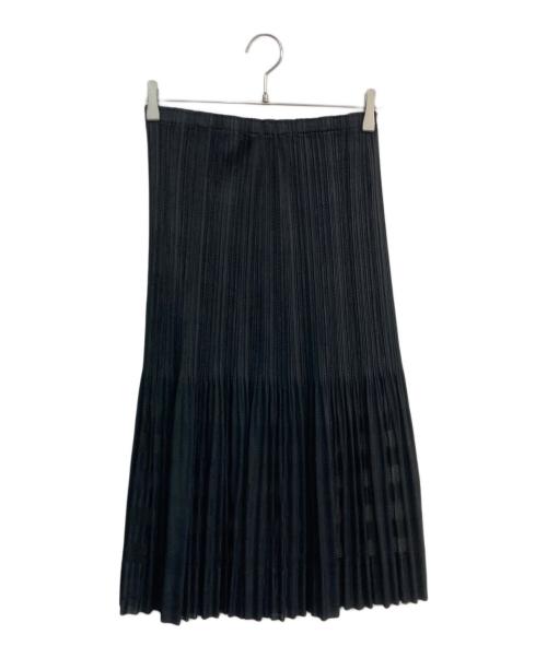 PLEATS PLEASE（プリーツプリーズ）PLEATS PLEASE (プリーツプリーズ) プリーツスカート　PP63-JG554 ブラック サイズ:3の古着・服飾アイテム
