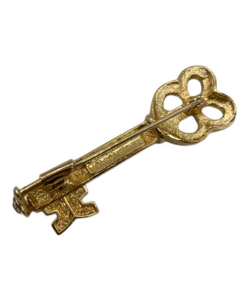 BALENCIAGA（バレンシアガ）BALENCIAGA (バレンシアガ) キーモチーフブローチ ゴールドの古着・服飾アイテム