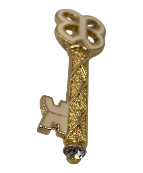 BALENCIAGA（バレンシアガ）BALENCIAGA (バレンシアガ) キーモチーフブローチ ゴールドの古着・服飾アイテム