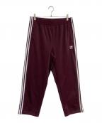 adidasアディダス）の古着「アディカラー クラシックス ファイヤーバード トラックパンツ　IN4678」｜ワインレッド