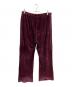 adidas (アディダス) ベロアトラックパンツ ボルドー サイズ:L：4000円