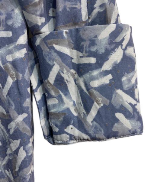 rienda（リエンダ）rienda (リエンダ) ギャザーデザインH/W AラインOP ブルー サイズ:Ｍ 未使用品の古着・服飾アイテム