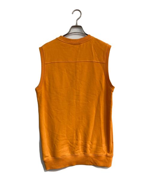 BALMAIN（バルマン）BALMAIN (バルマン) スウェットノースリーブワンピース オレンジ サイズ:Ｌの古着・服飾アイテム