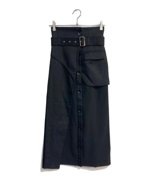 UNITED TOKYO（ユナイテッドトーキョー）UNITED TOKYO (ユナイテッドトーキョー) 切替ロングスカート ブラック サイズ:1の古着・服飾アイテム