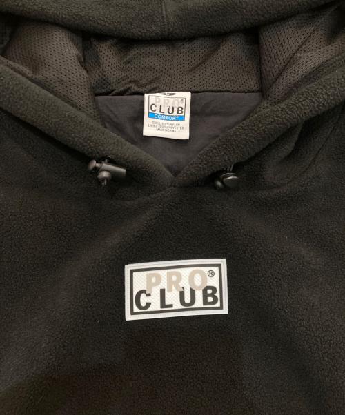 PROCLUB（プロクラブ）PROCLUB (プロクラブ) POLAR FLEECE HOODIE ブラック サイズ:Lの古着・服飾アイテム