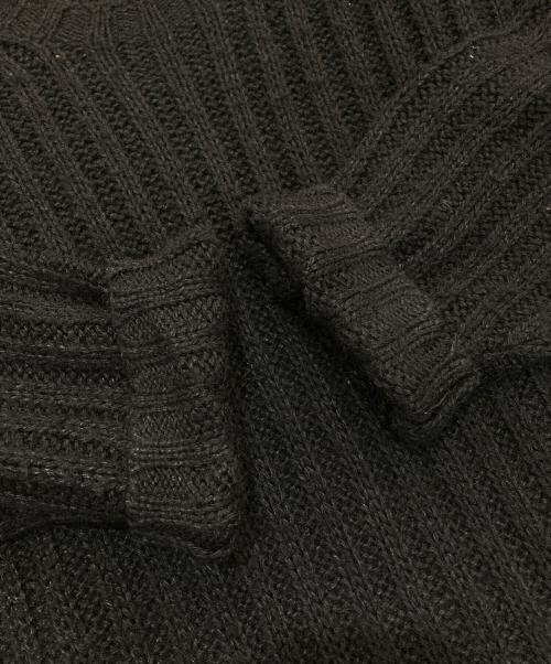 Y's（ワイズ）Y's (ワイズ) サイドスリットニット ブラック サイズ:Mの古着・服飾アイテム