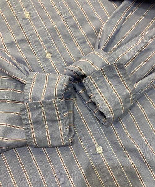 ROTOL（ロトル）ROTOL (ロトル) BASIC SHIRTストライプシャツ　R11EM15ANX スカイブルー×ボルドー サイズ:3の古着・服飾アイテム