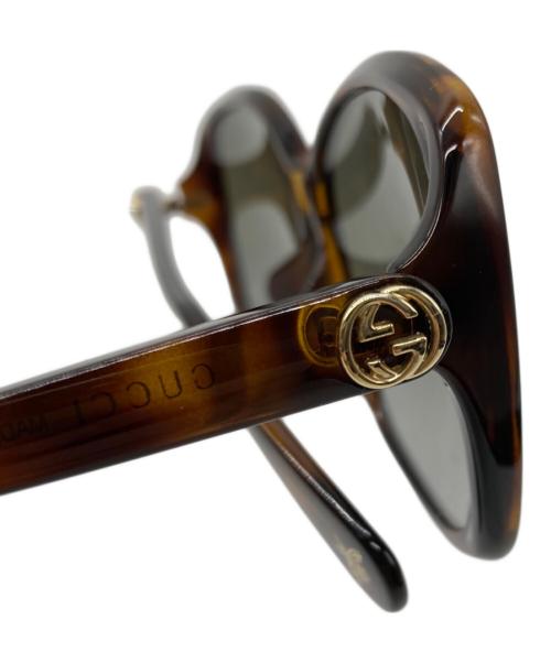 GUCCI（グッチ）GUCCI (グッチ) サングラス ブラウン サイズ:61□14-145の古着・服飾アイテム