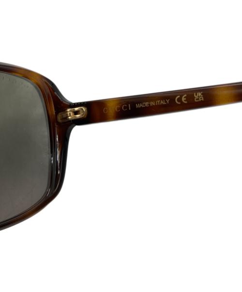 GUCCI（グッチ）GUCCI (グッチ) サングラス ブラウン サイズ:61□14-145の古着・服飾アイテム
