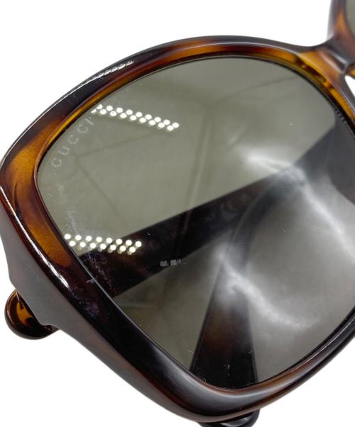 GUCCI（グッチ）GUCCI (グッチ) サングラス ブラウン サイズ:61□14-145の古着・服飾アイテム