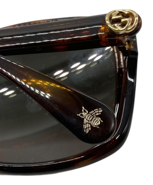 GUCCI（グッチ）GUCCI (グッチ) サングラス ブラウン サイズ:61□14-145の古着・服飾アイテム