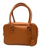 Accessoires De Mademoiselleアクセソワ・ドゥ・マドモアゼル）の古着「ハンドバッグ」｜オレンジ