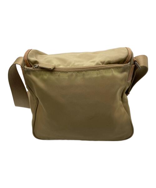 PRADA（プラダ）PRADA (プラダ) ナイロンショルダーバッグ ベージュの古着・服飾アイテム