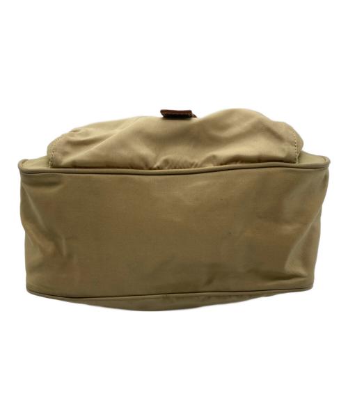 PRADA（プラダ）PRADA (プラダ) ナイロンショルダーバッグ ベージュの古着・服飾アイテム