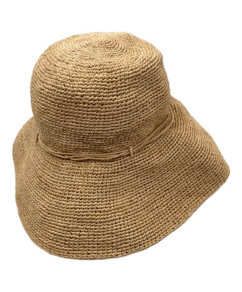 HELEN KAMINSKI（ヘレンカミンスキー）HELEN KAMINSKI (ヘレンカミンスキー) ラフィアハット ベージュの古着・服飾アイテム
